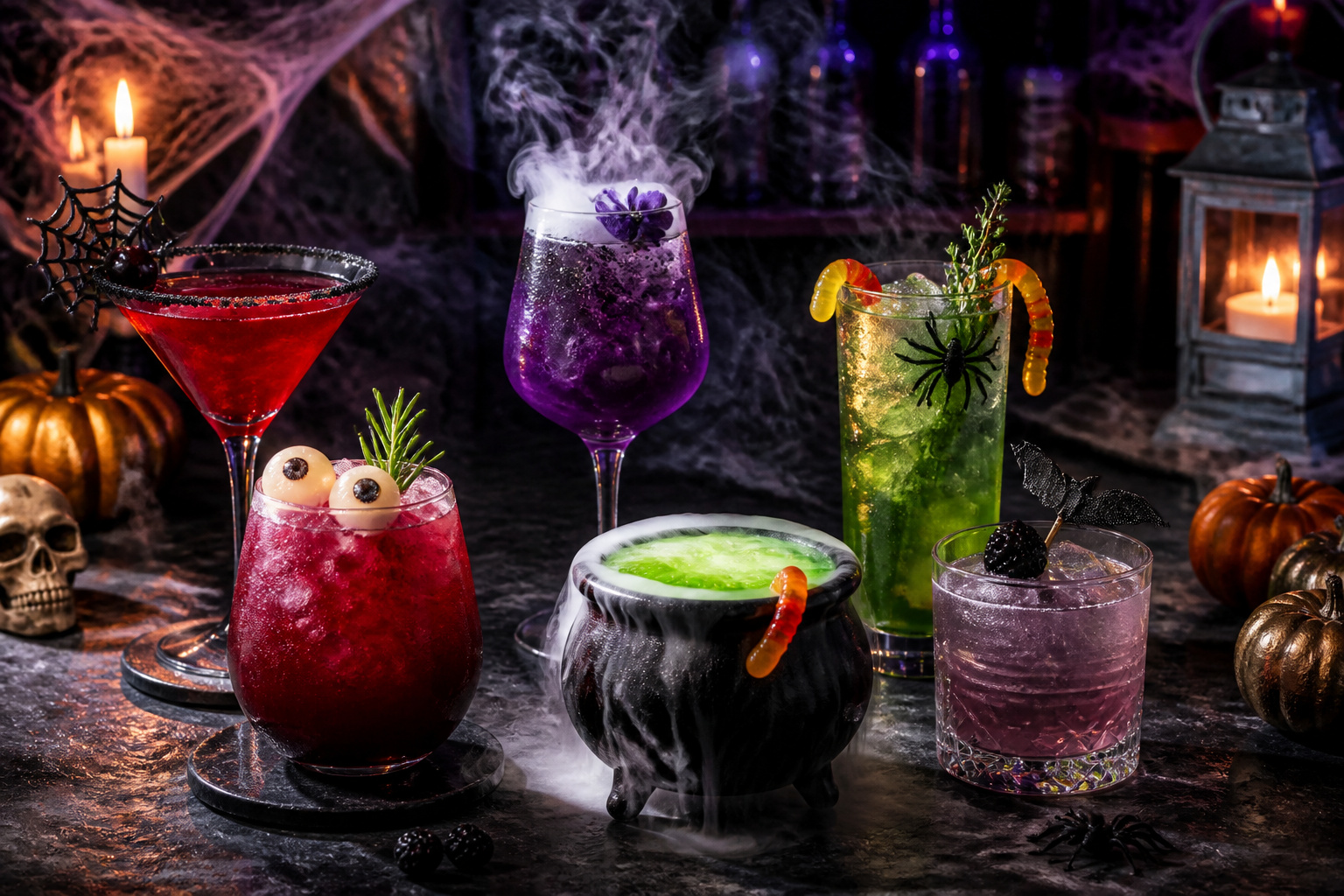 Cocktails dhalloween terrifiants et festifs