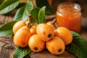 Nefles dorees et confiture maison