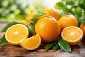Oranges fraiches et juteuses