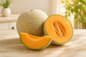 Melon cantaloup frais et juteux