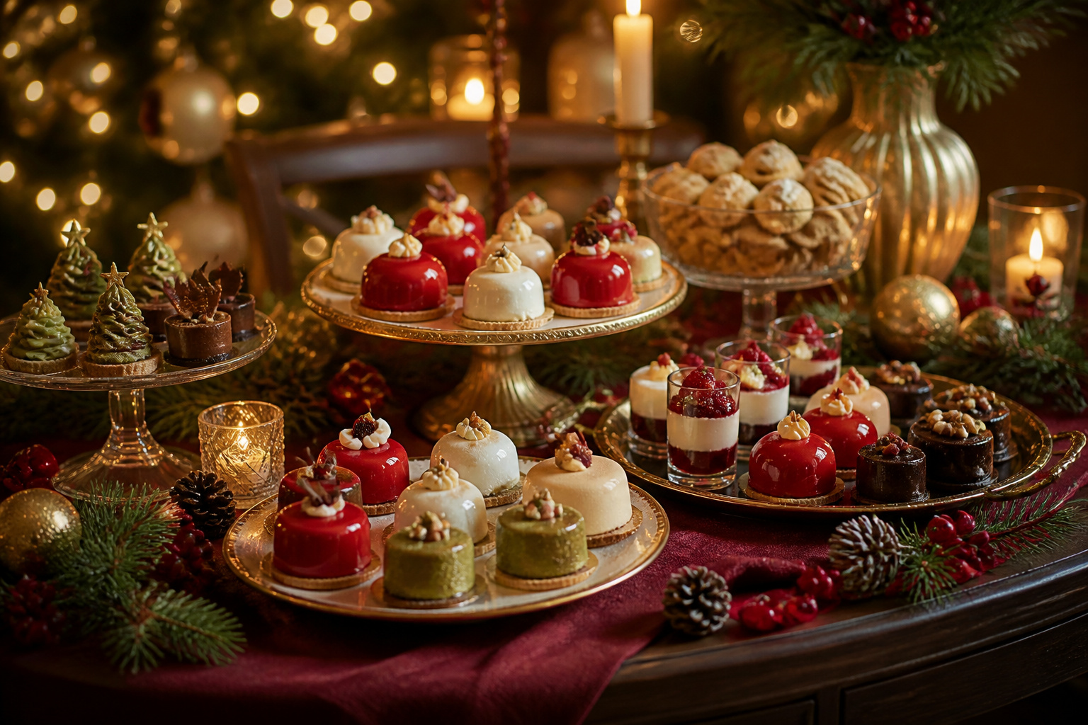 Delicieuses patisseries de noel