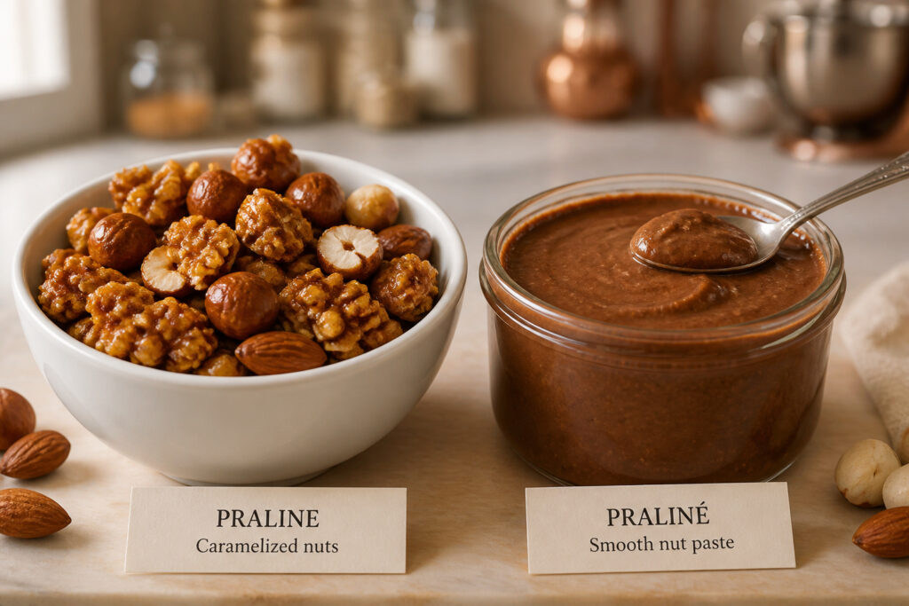 Praline et praline deux delices de noisettes