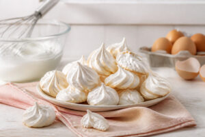Delicieuses meringues parfaitement cuites