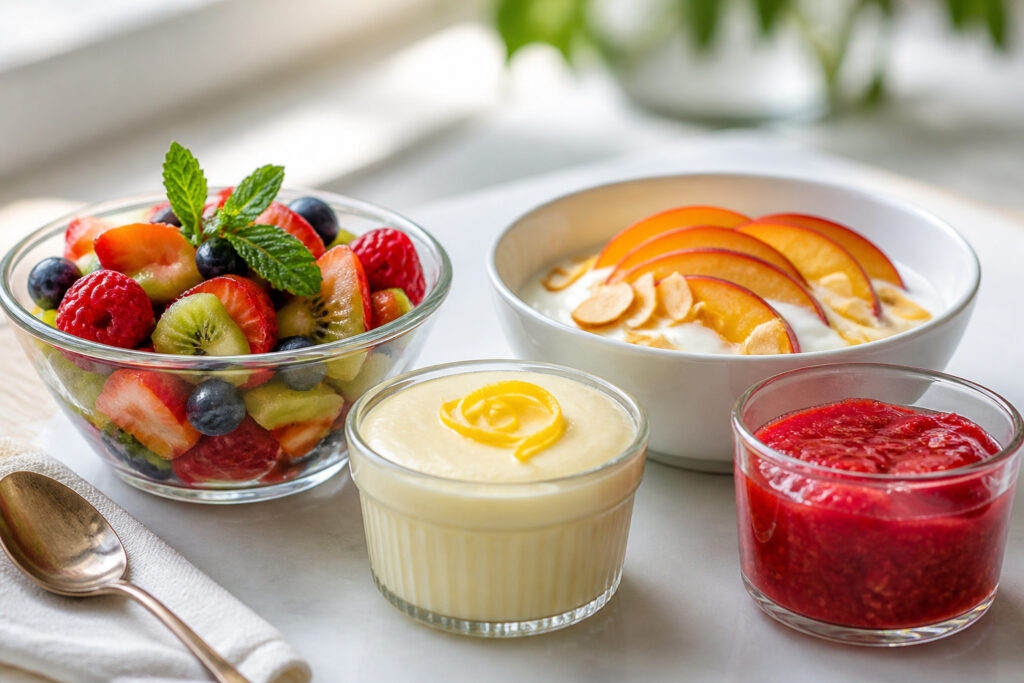 Douceurs legeres et fruitees pour un plaisir rafraichissant