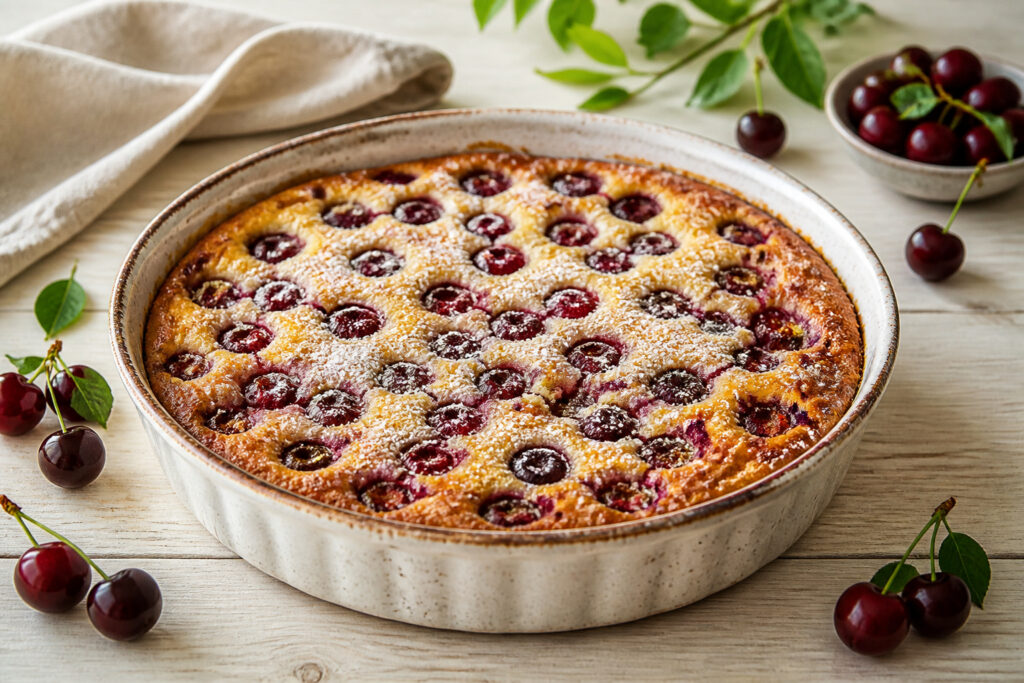 Clafoutis aux cerises gourmand et fait maison