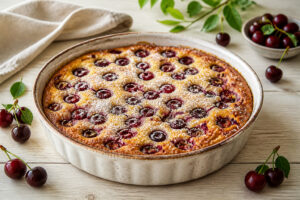 Clafoutis aux cerises gourmand et fait maison